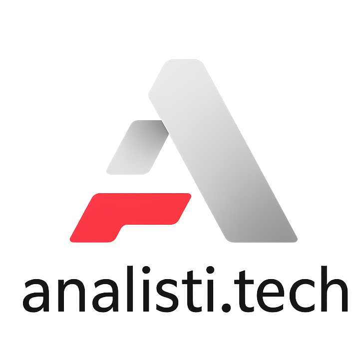 Logo di analisti.tech, caratterizzato da una lettera 'A' stilizzata in grigio e rosso.